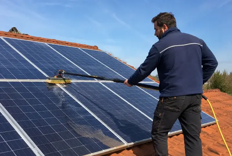 Nettoyage et entretien de panneaux solaires à Villarzel-Cabardès